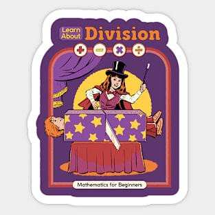 Learn About Division Sticker